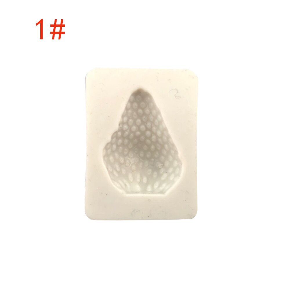 3 Piece Strawberry Design Silicone Mold Fondant Cake Decorating Tool Gumpaste Chocolate Cake Mold Kitchen Cooking Tools