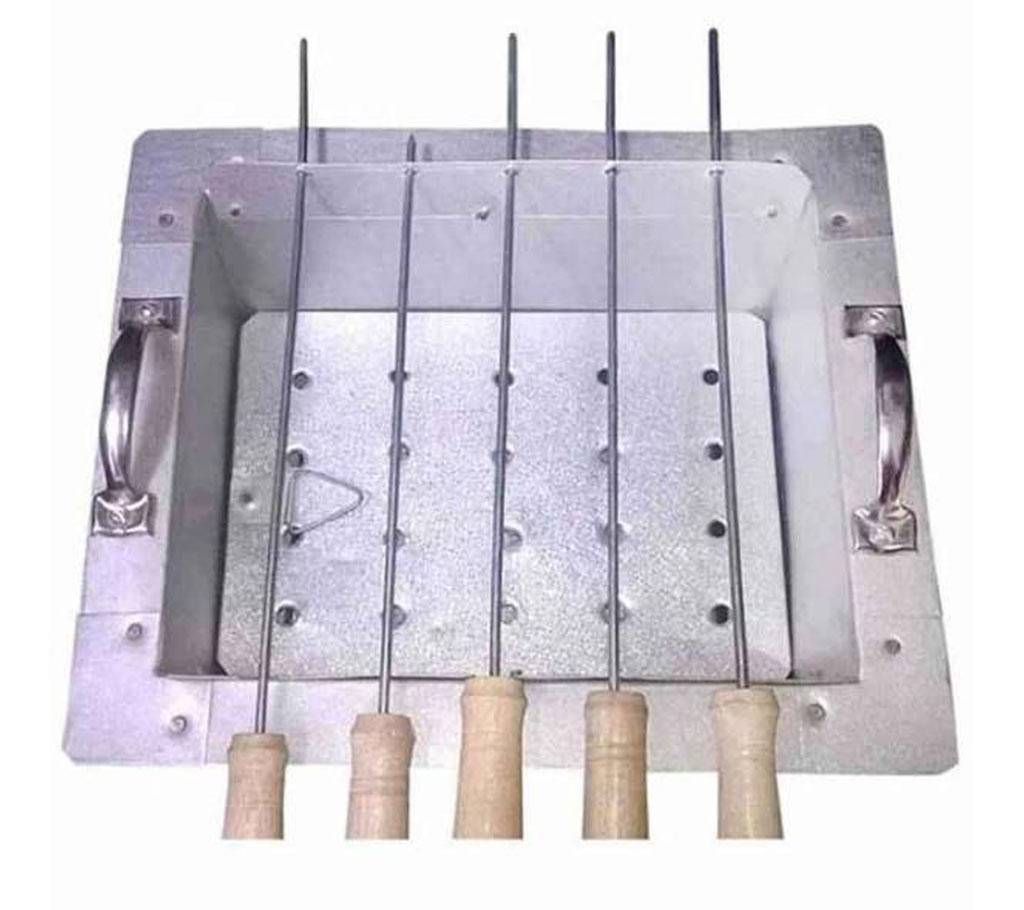 12 stick BBQ grill maker net kabab chula 