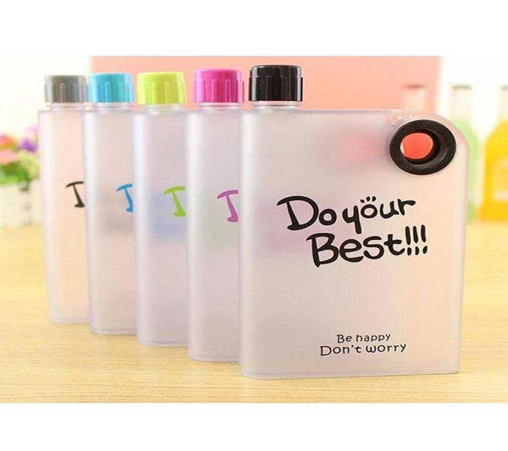 Notebook Water Bottle (1piece) -380ml