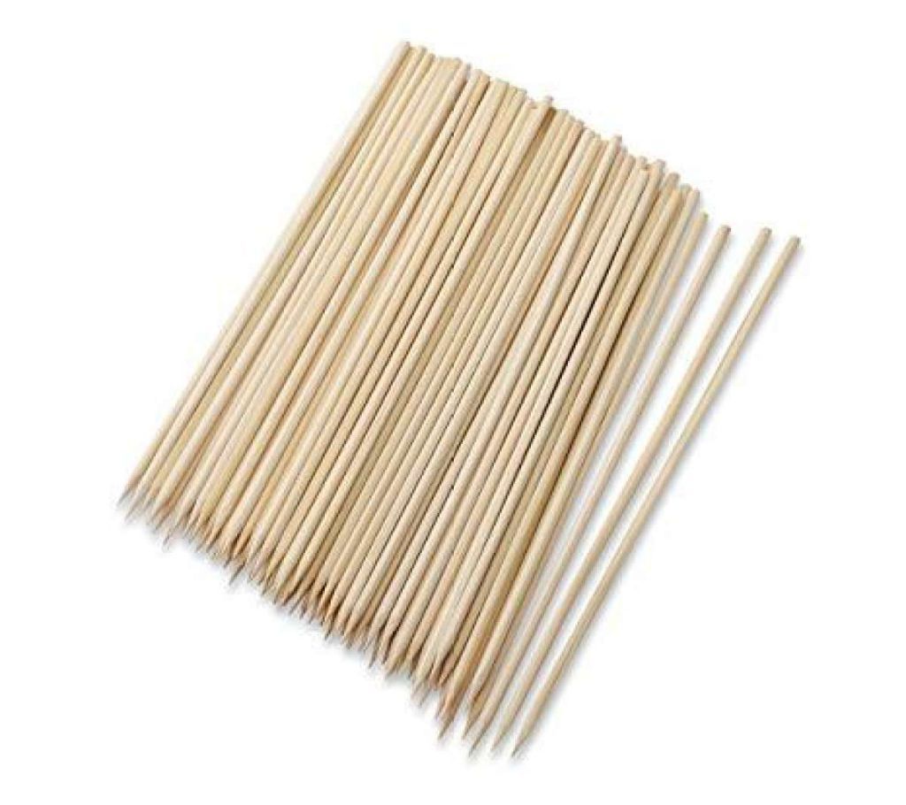 100 Pcs 10 Long Bamboo Cocktail Party Sticks! Kebab Skewers, Long Toothpicks