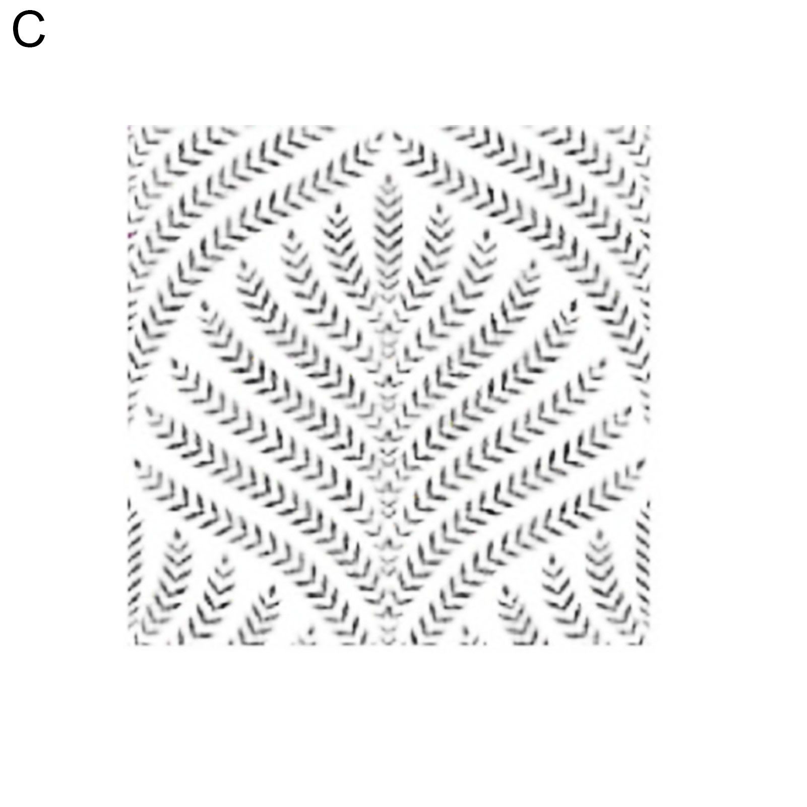 Cake Stencil Grain Pattern Non-Stick PET Decorating Bread Cupcake Cutting Die for Bakery