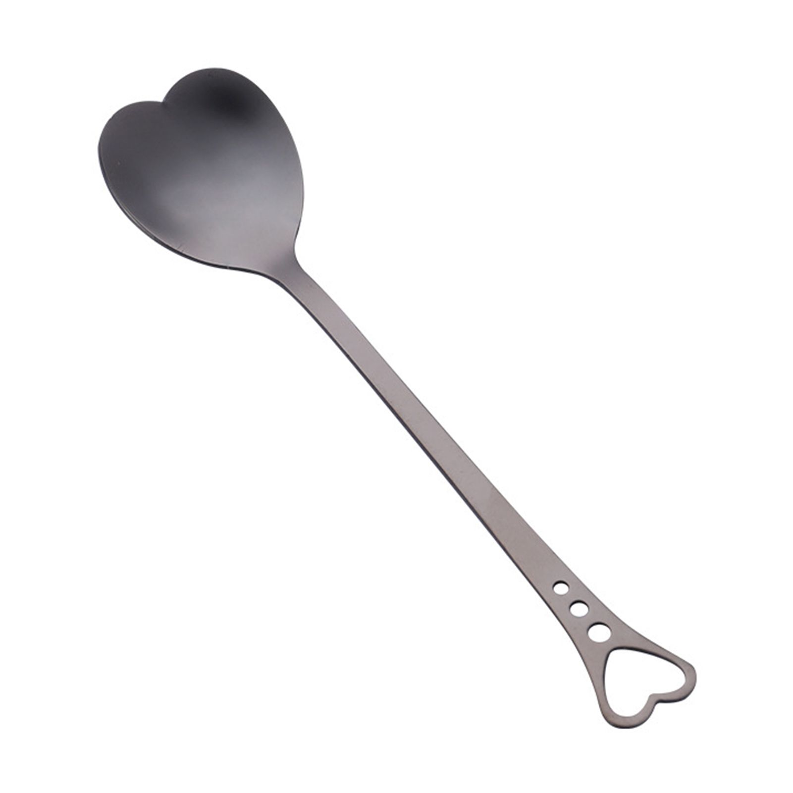 Stainless Steel Spoon Food Grade Coffee Ice Cream Long Handle Spoon