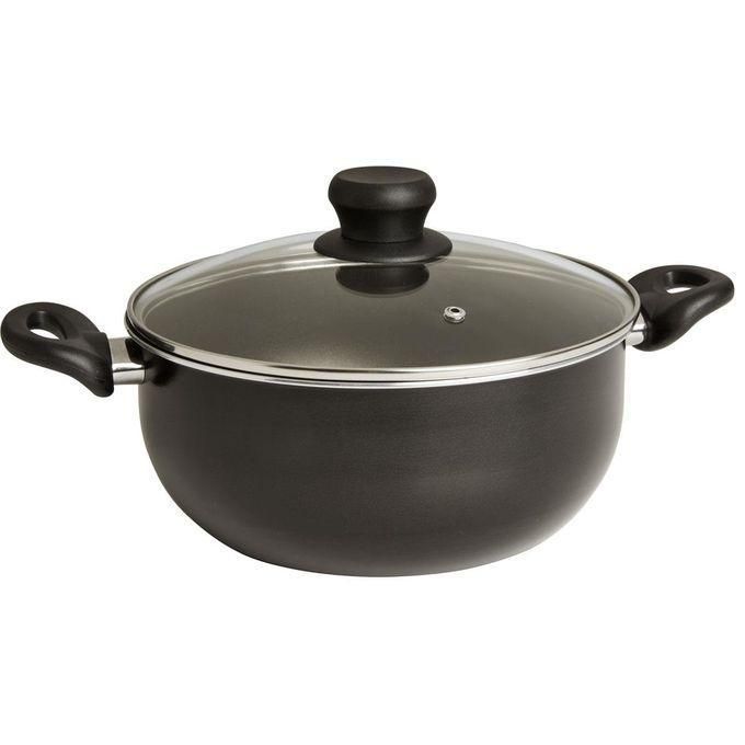 Non Stick 22 CM Casserole - Black