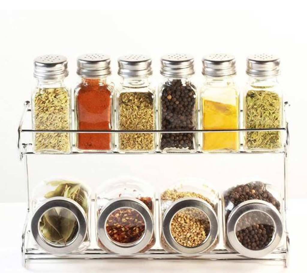 10 pcs glass spice pot