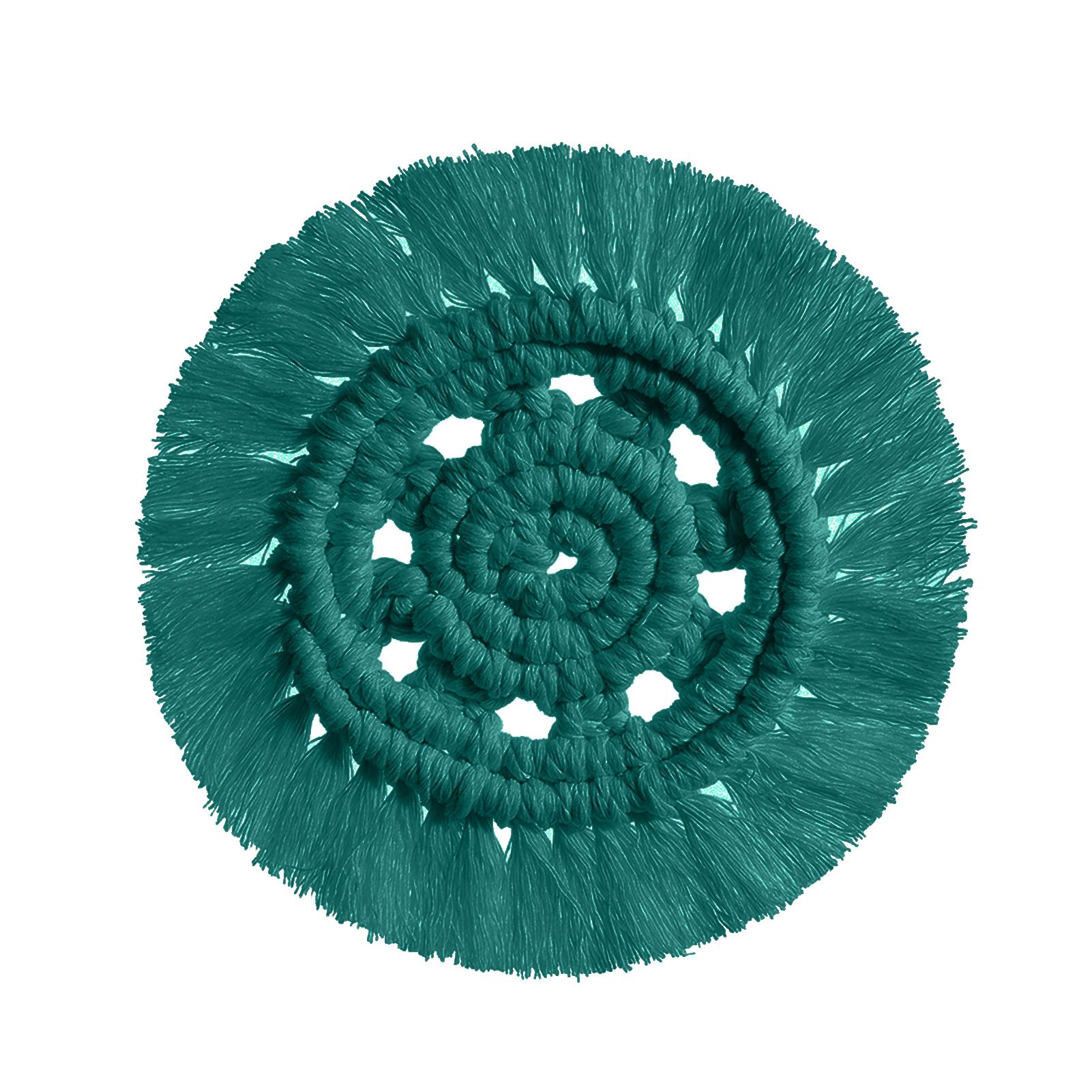 Nordic Bohemia Tassels Round Cotton Coffee Coaster Cup Mat Cushion Placemat