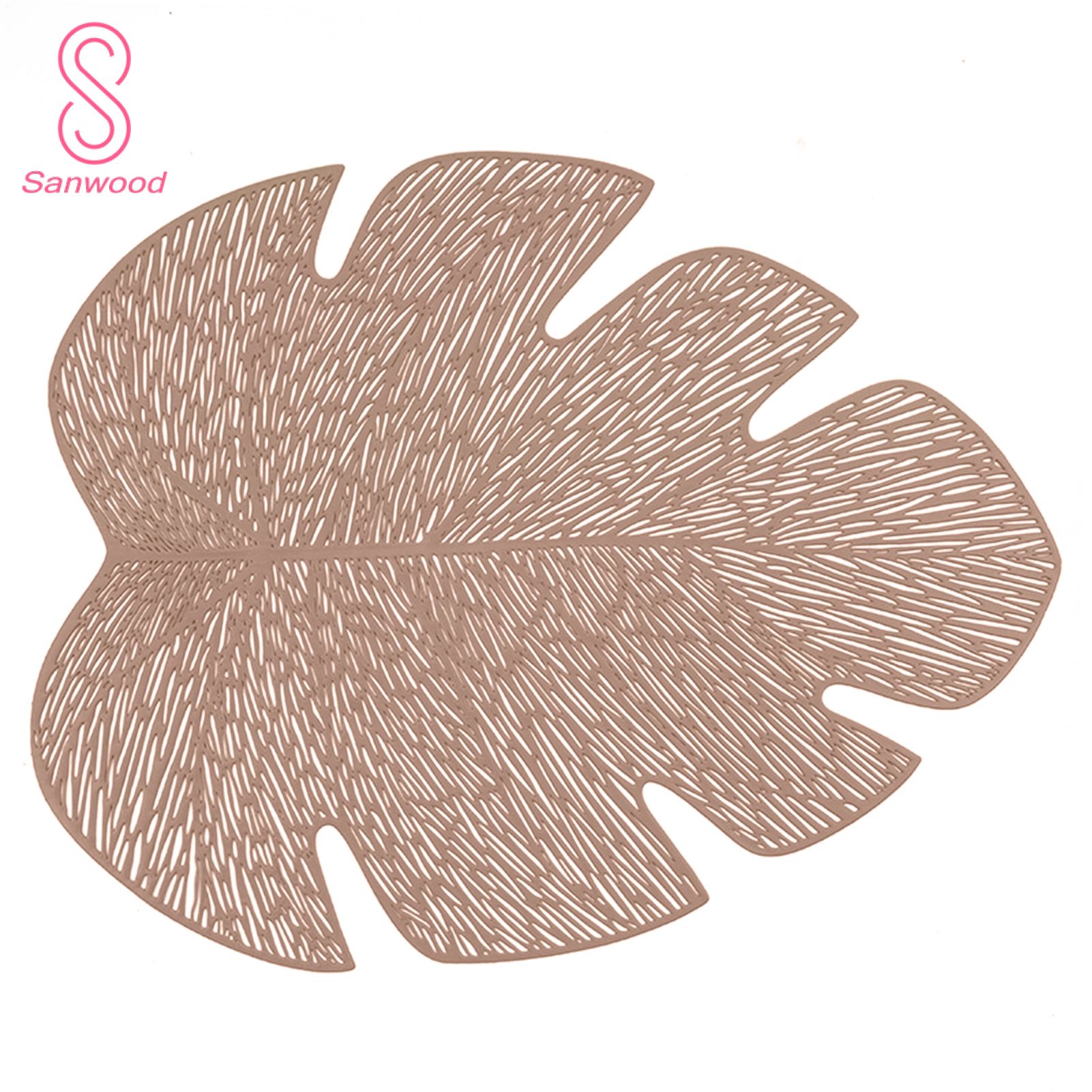 Mug Pad Long Lasting Creative Leaf Shaped Placemat Table Decor
