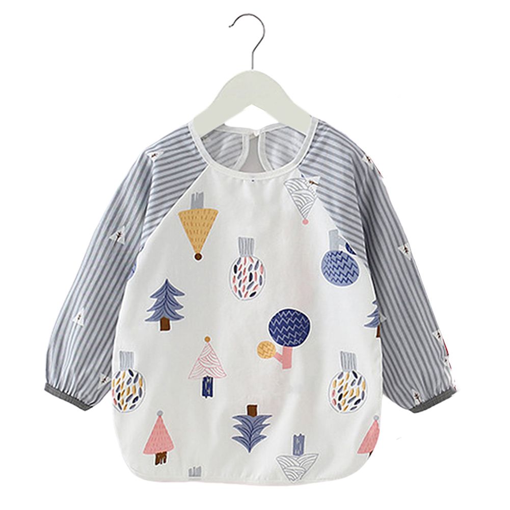 Baby Toddler Cute Printed Waterproof Smock Bib Washable Stain Resistant Apron