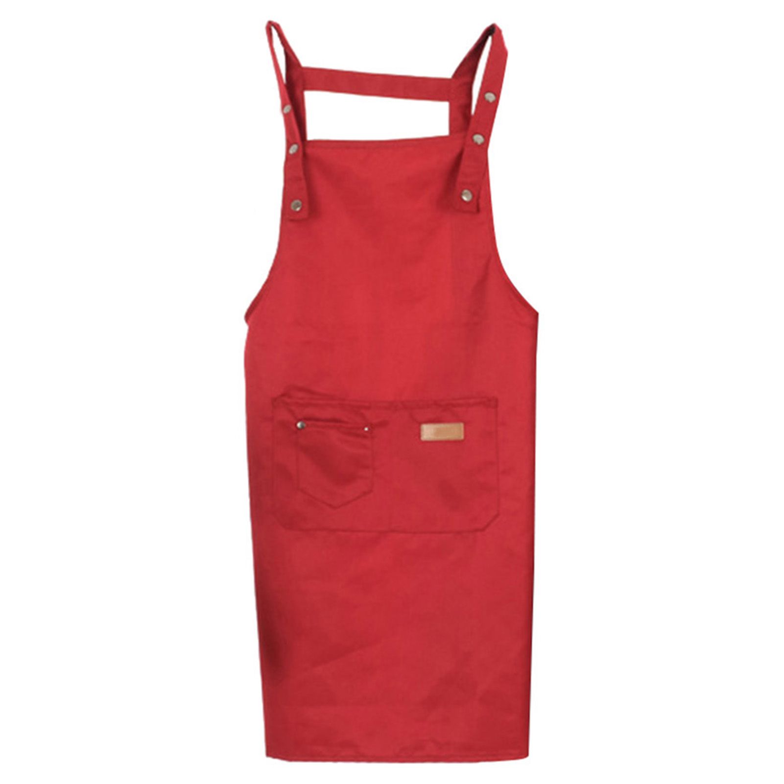 Apron Practical with Pocket Cotton Sleeveless Comfortable Cooking Apron for Home
