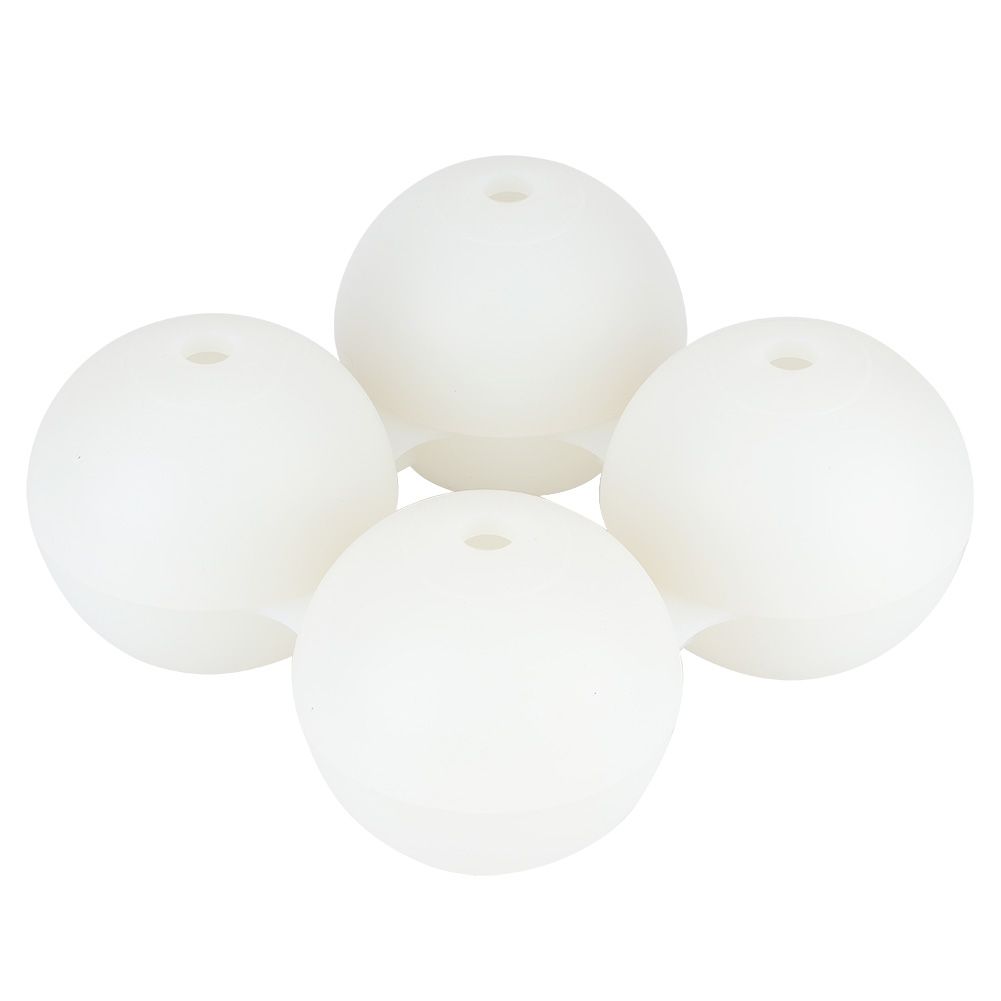 Kitchen Supply Multi‑Functional 4‑Hole Silicone Non‑Stick Ice Ball Mold Maker DIY Accessory