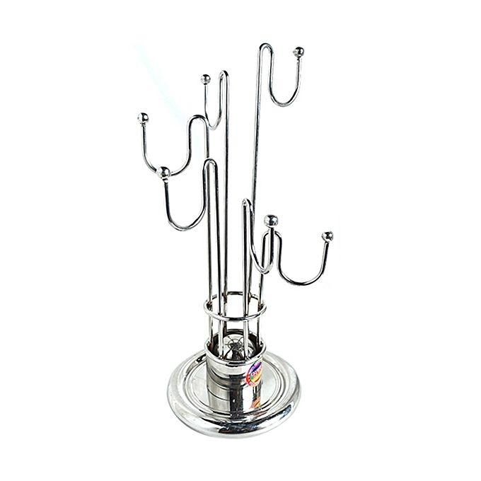 Stainless Steel Mug Holder - Silver