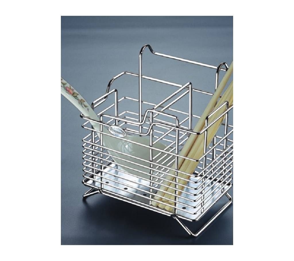 Well Max Spoon & Chopstick Holder (Stainless Steel)