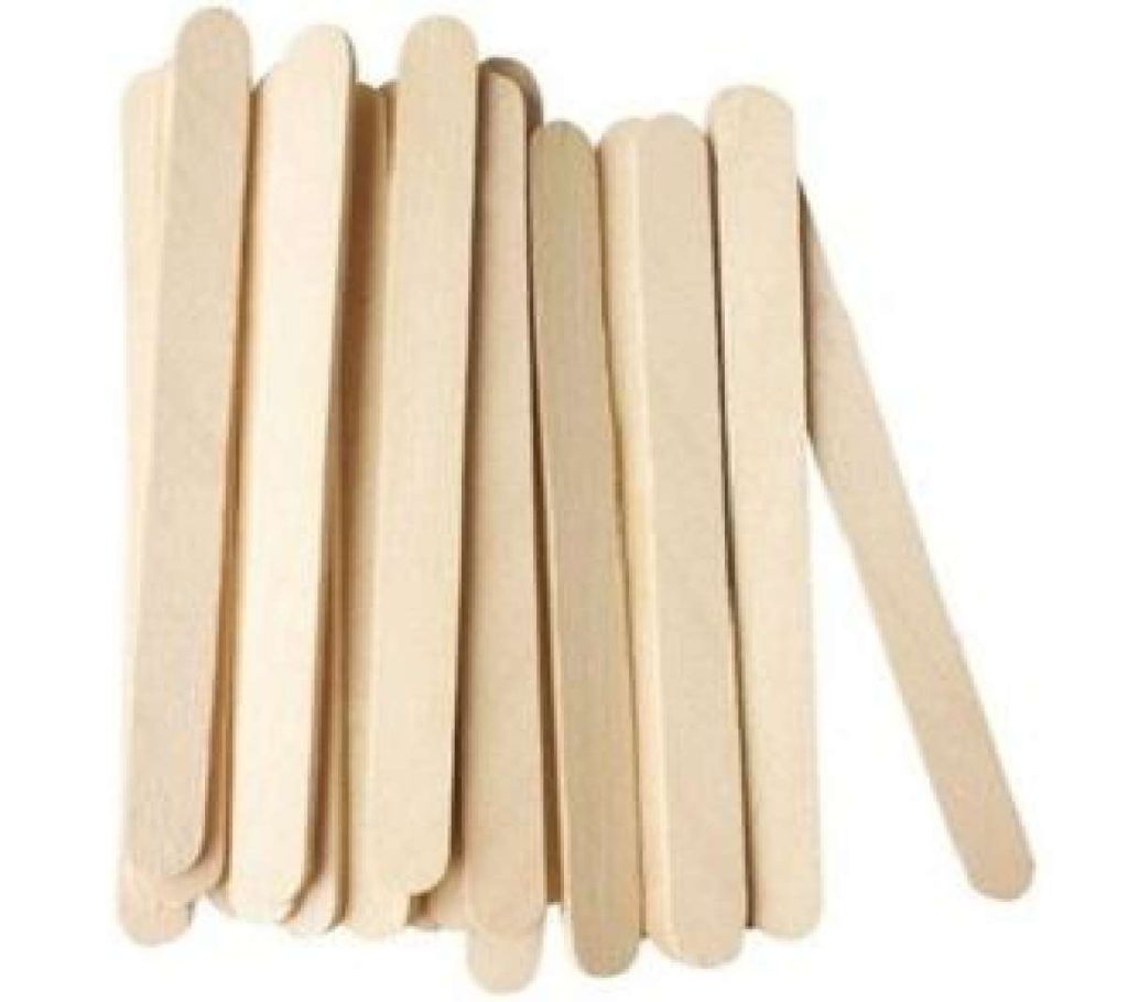 50 Pcs Wooden Ice Cream Sticks