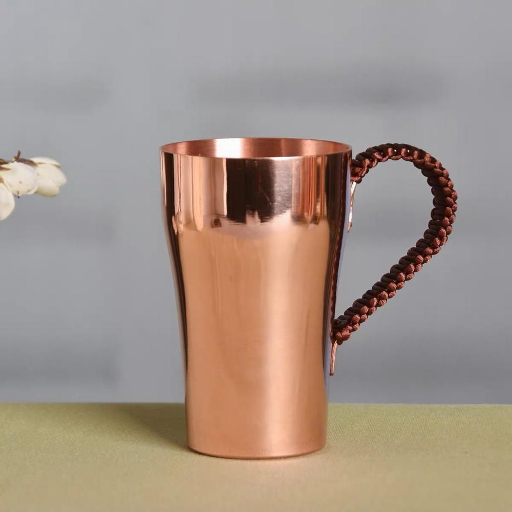 Pure Copper Mug Handcrafted Moscow Mule Cup Hammered Coffee Mugs Drinkware Tableware