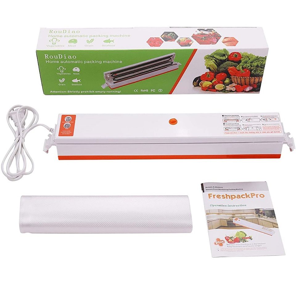Vacuum Sealer Packaging Machine Household Food Film Sealer Vacuum Packer Keep Food Fresh 220V/110V FREE GIFT 10pcs Storage Bags
