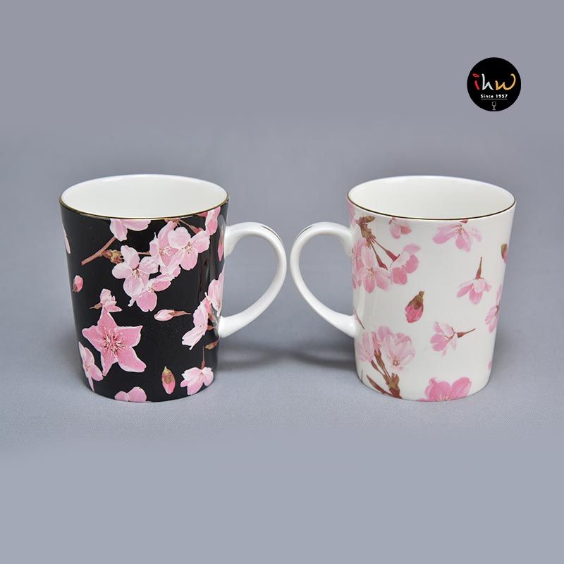 Mugs 2 Pcs Set W/ Tray - S18153A