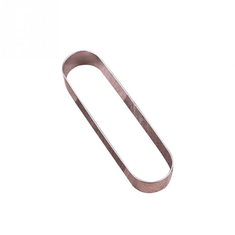 Kitchen Oval Shape Cake Mold Cookies Ring Biscuit Mousse Ring Cutter Stainless Steel Pastry  Fondant Circle Baking Mold