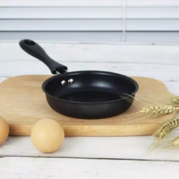 Round Shape Non-Stick Frying Pan - Black