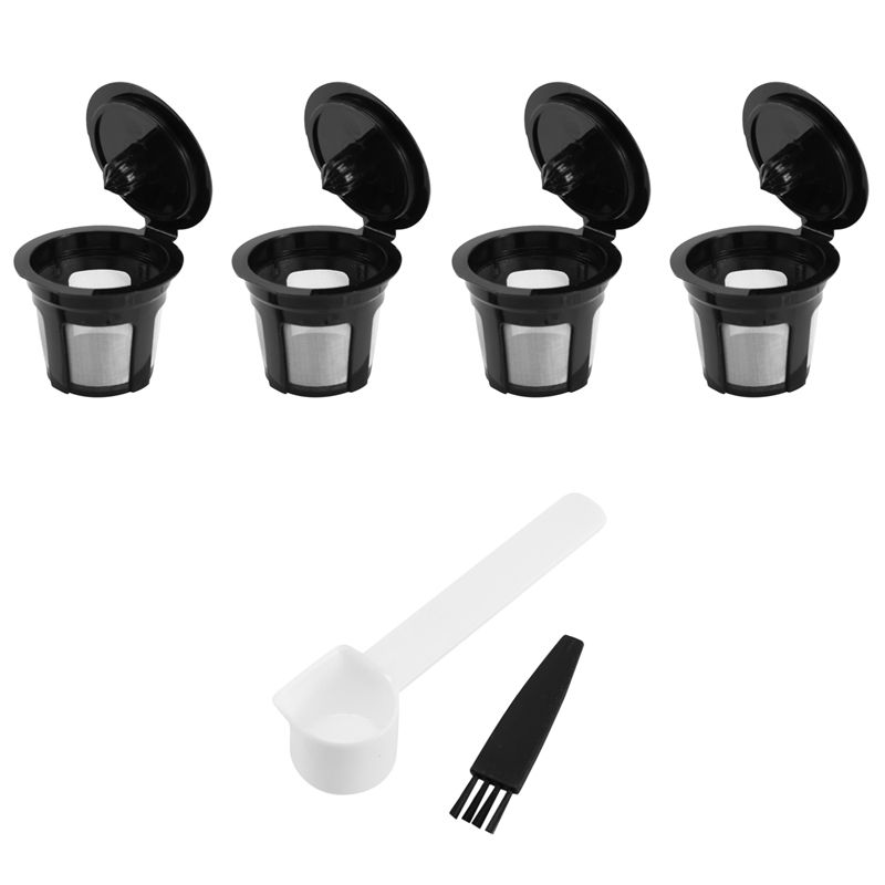 BRADOO Reusable K Cups for Keurig - Universal Fit 1.0 & 2.0 Keurig Coffee Makers Refillable Kcups Coffee Filters for All Keurig