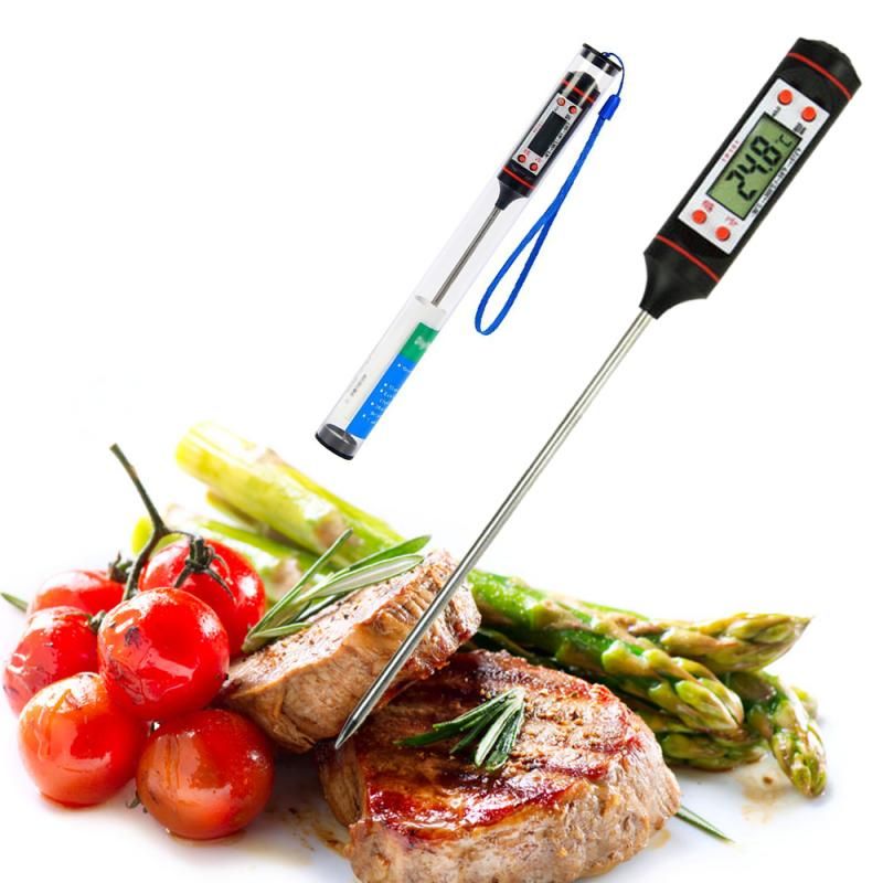 High Quality Bakeware Baking Tools Digital Cooking Thermometer Food Probe Meat Kitchen BBQ Tature Kitchen Tools
