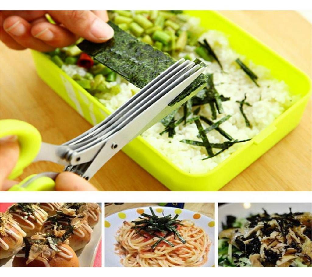 5 blade kitchen scisser