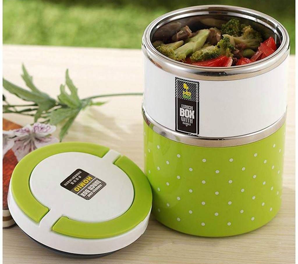 2 layers lunch box 