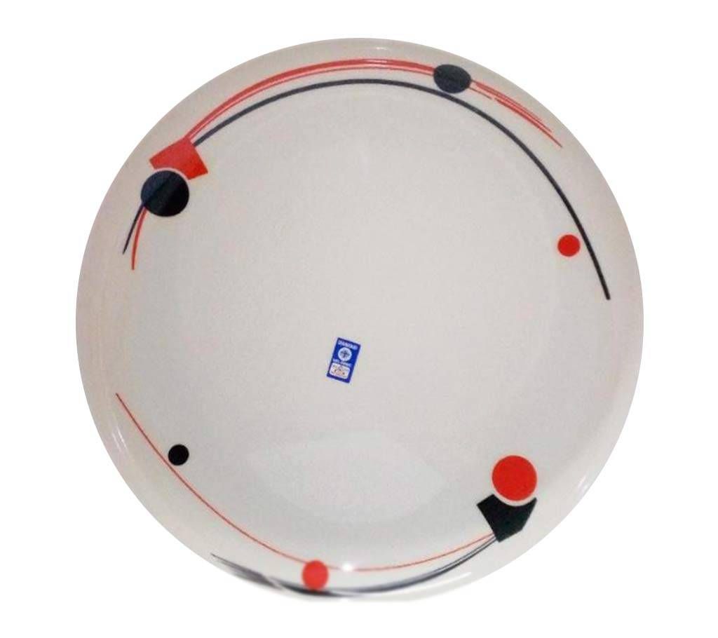 Melamine Coup Plate 12 inch Diamond Melamine-1pcs