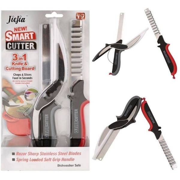 3 in 1 Smart Cutter Knife with cutting board
