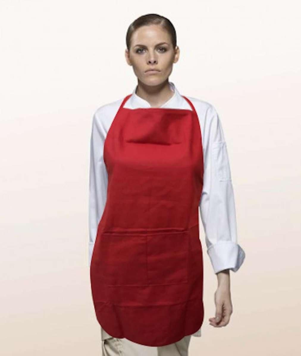 Jeans Kitchen Apron - Red