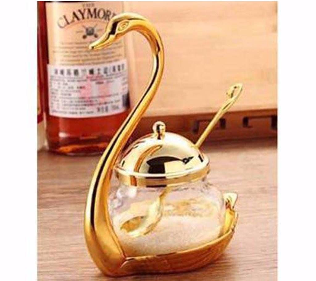 Swan Shaped Sugar Ball With Spoon