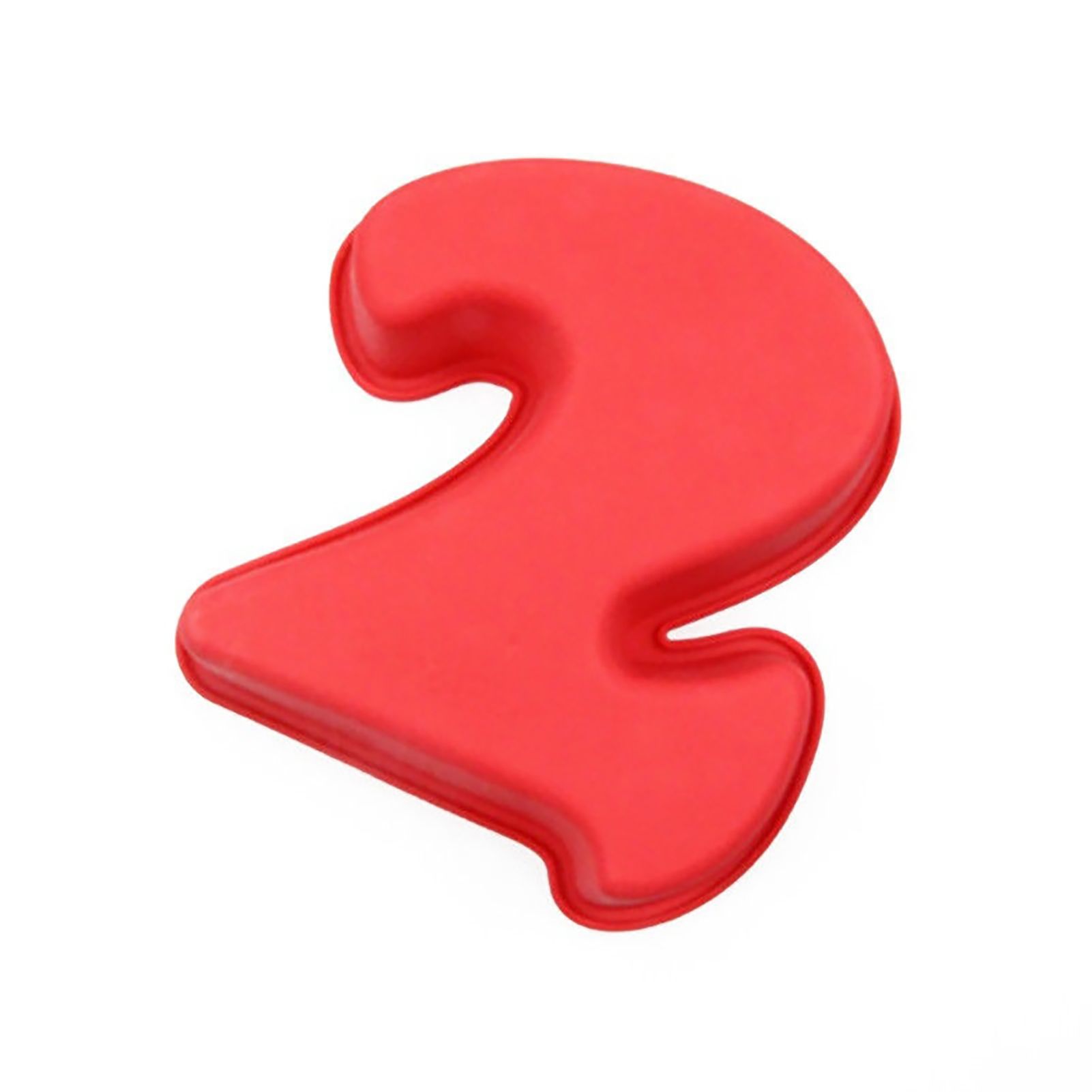 Fondant Mold Elastic Creative Number Shape Chocolate Mold