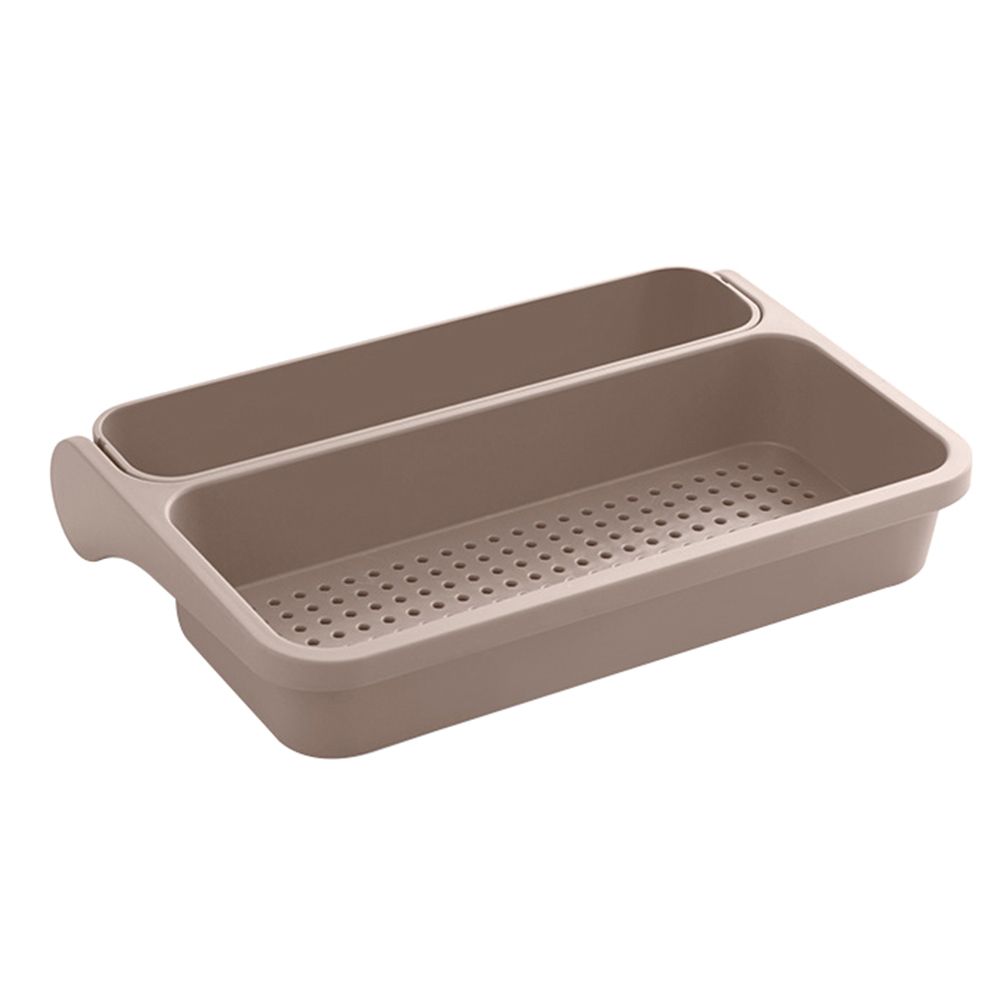 Foldable Rotatable Sink Wall Mount Storage Shelf Draining Rack Kitchen Tool