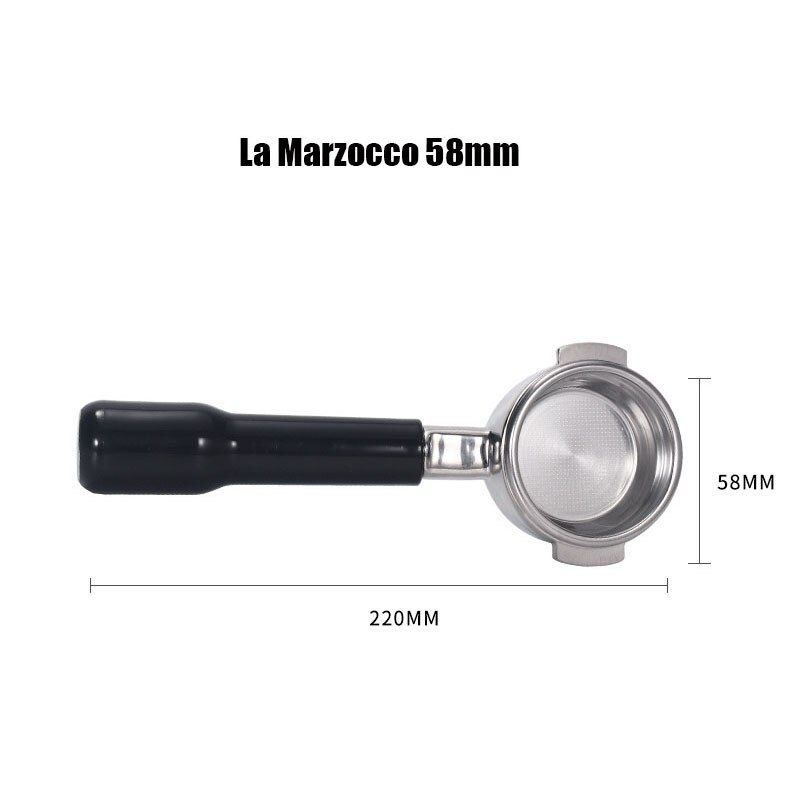 Coffee Portafilter WELHOME /GEMILAI/Nuova /La Marzocco/Breville/Delonghi/Barsetto 51mm 54mm 58mm  Bottomless coffee handle
