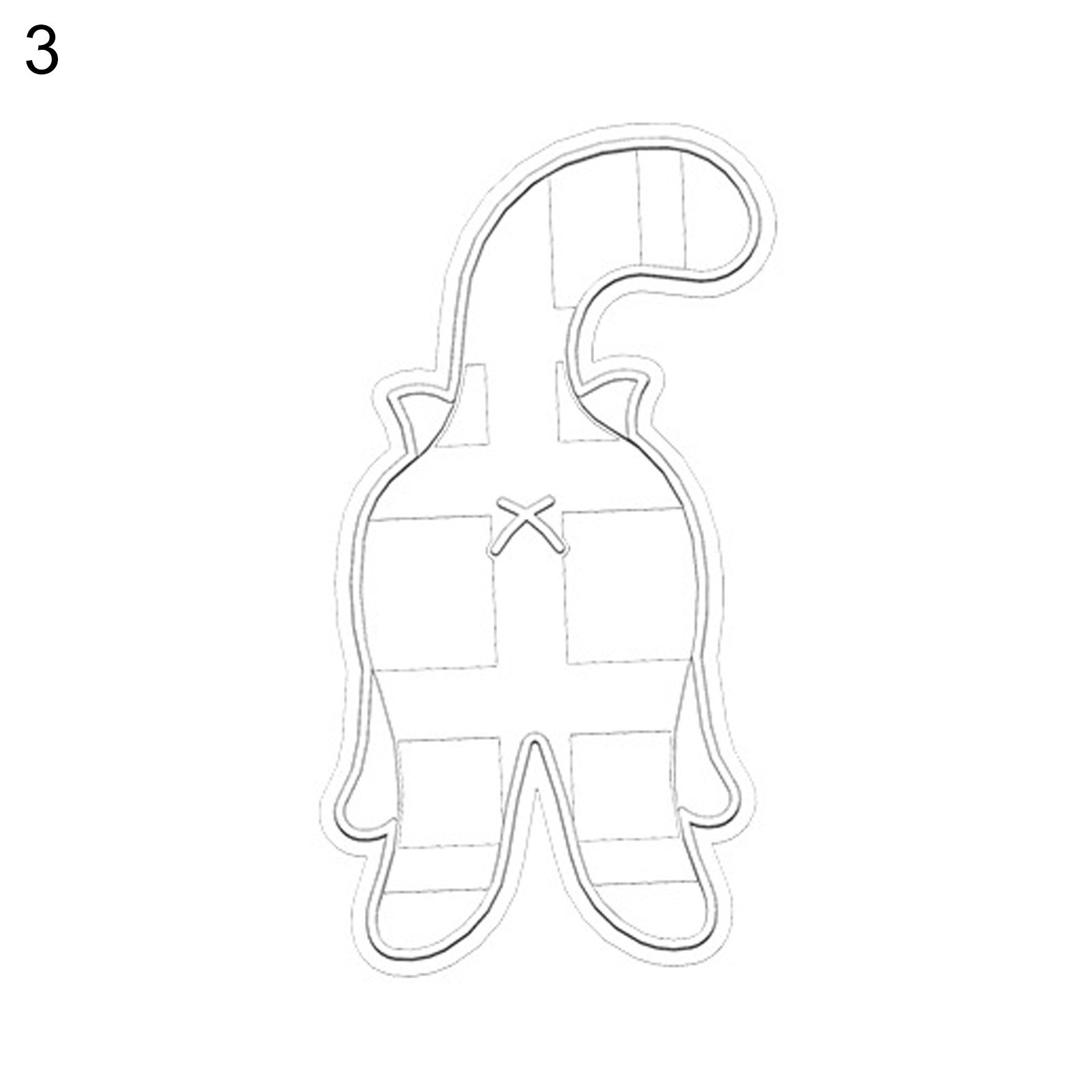 Cookie Mould Stencils Tasteless Children Holiday Biscuit Molds