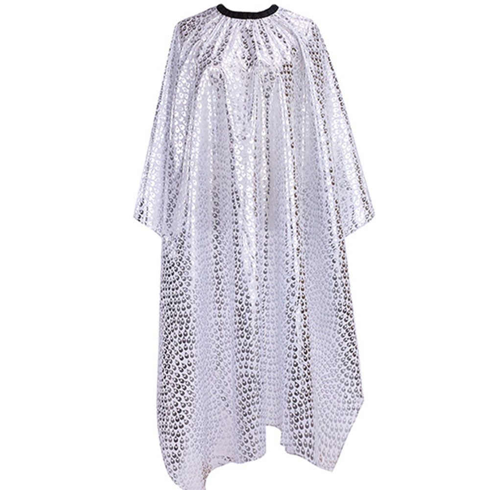 Adults Home Salon Waterproof Feather Hairdressing Cloth Apron Hair Cut Gown Cape