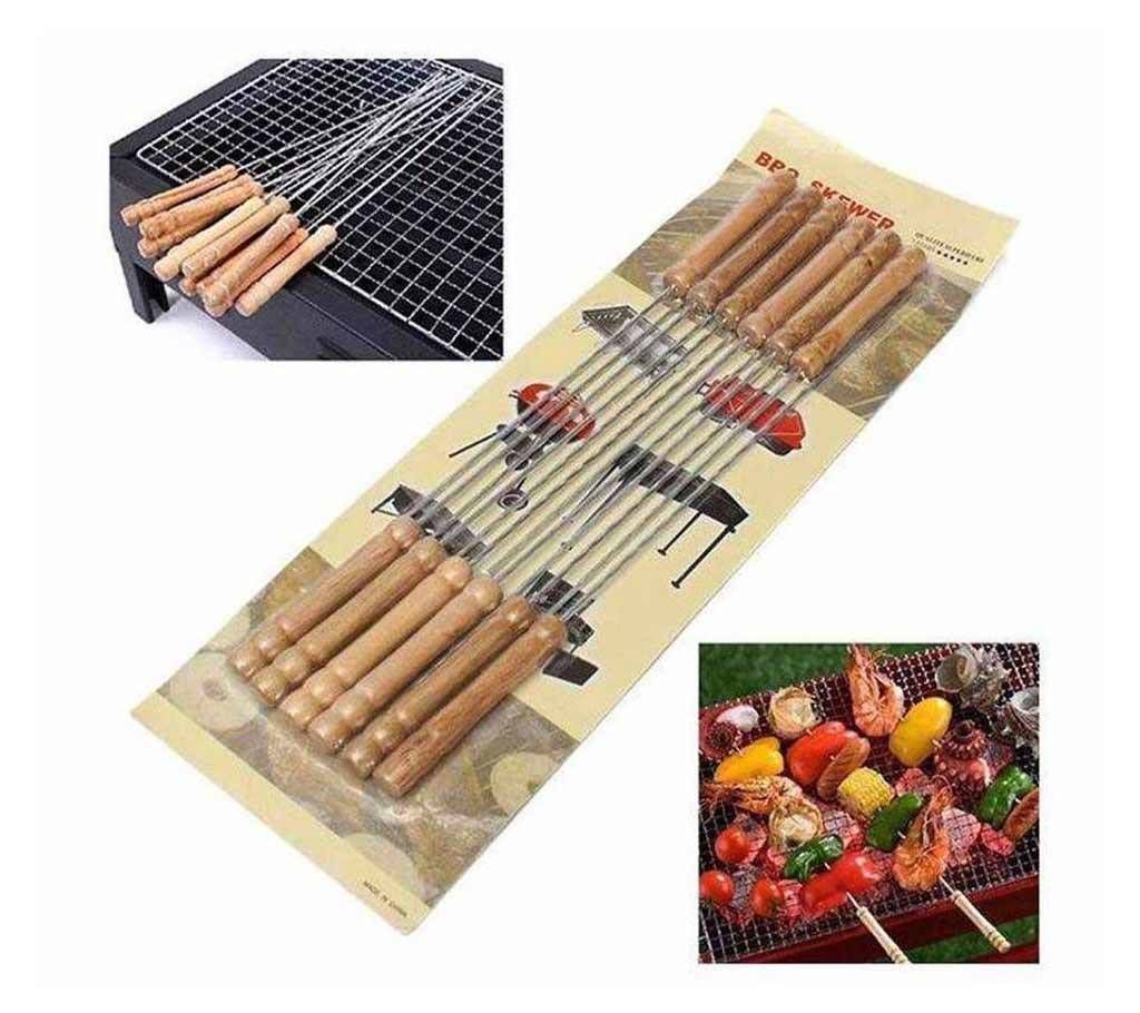 BBQ Grill Stick Set - 12 Pcs