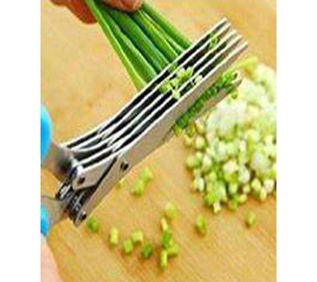 5 BLADE SCISSORS VEGETABLE CHOPPER