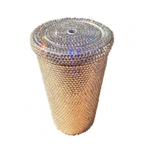 Durable Vacuum Flask Portable Wear-resistant Multi-colored Sturdy Thermal Mug for Hiking  Studded Tumbler Mug With Straw