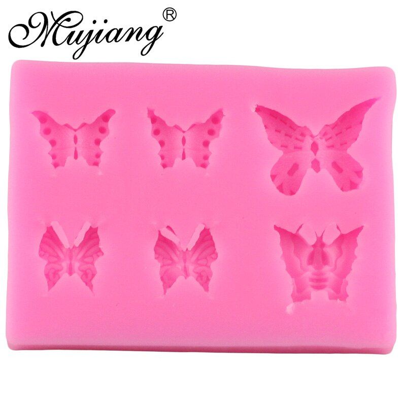 Mujiang 3D Butterfly Silicone Baking Molds Candy Chocolate Clay Mold DIY Sugar Craft Cupcake Fondant Cake Decorating Tools