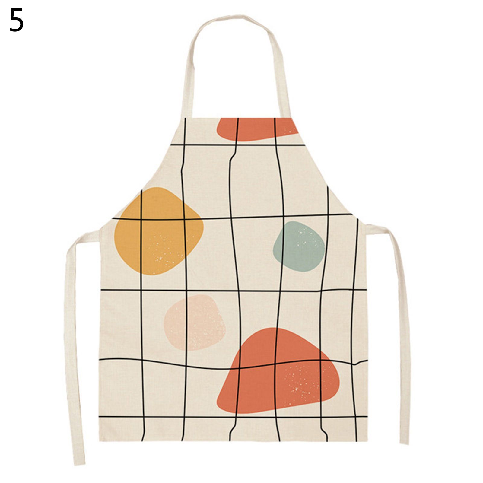 Cooking Bib Clear Pattern Crafting Chef Long Printed Cooking Bib