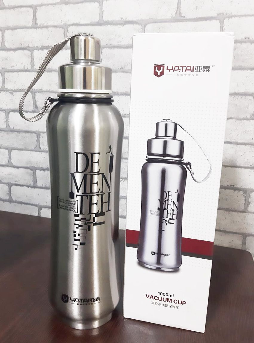 1000 ml Thermos Stainless steel Vacuum Flasks Drinkware smart hot water bottle travel mug