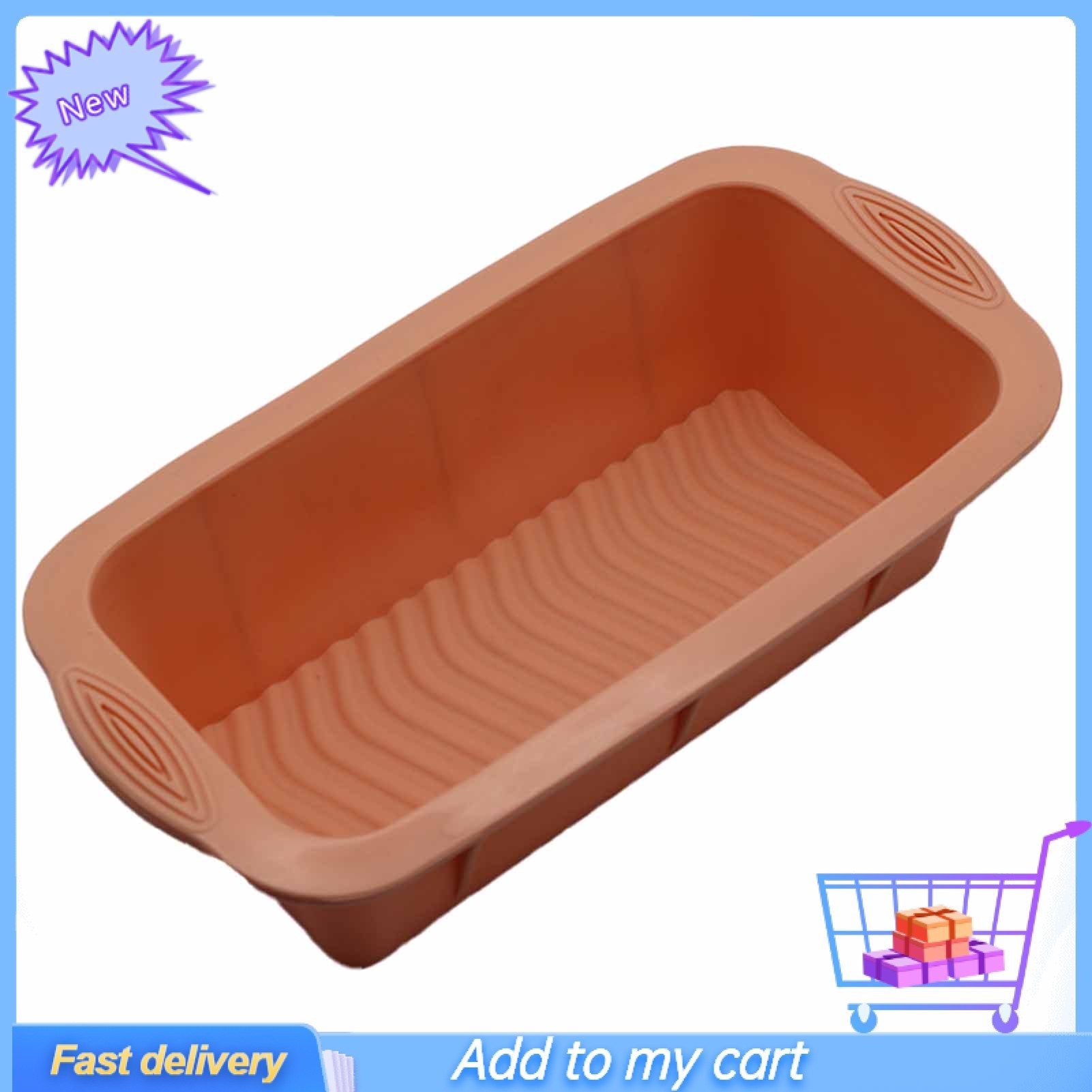 Flexible Cake Mold High Temperature Resistant Rectangular Easy Demould DIY Bread Mould Toast Pan Kitchen Tool