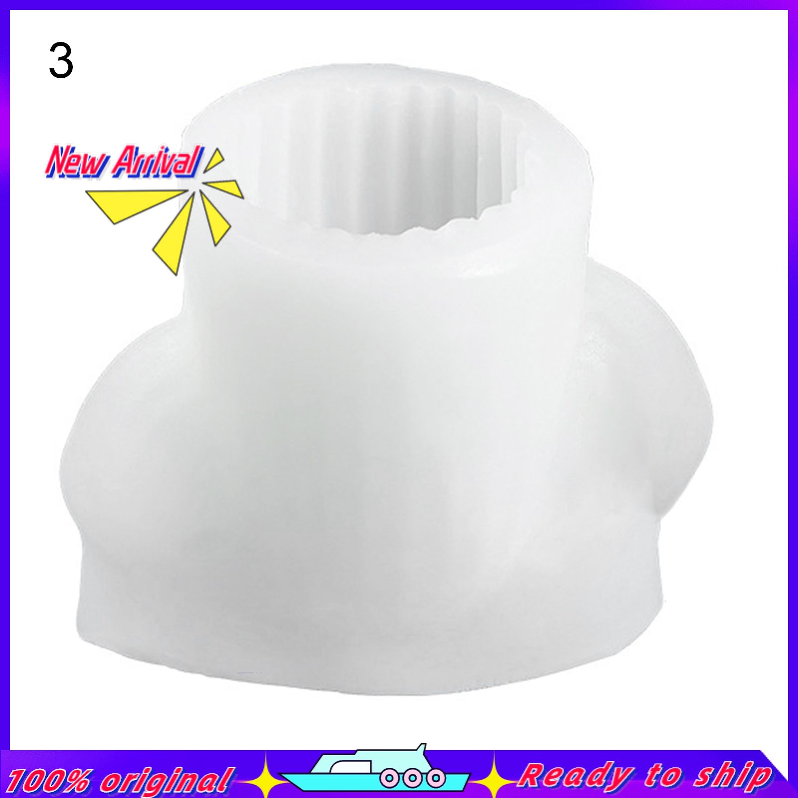 Durable Cake Mold Easy Demould Silicone Easy Clean 3D Cactus Ball Chocolate Cookie Mould for Kitchen
