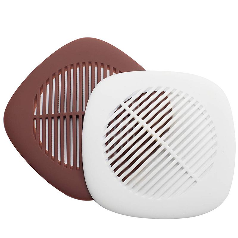 2 Pcs Advanced Drain Protector,Advanced Silicone Upgrade,Has Very Strong Grip Performance for Shower Room,Kitchen, Bathroom, Sink, Balcony, Garden Drain Etc Exquisite Product