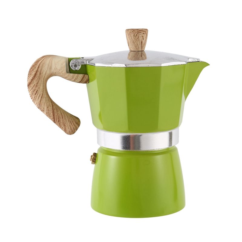 Aluminum Italian Moka Espresso Coffee Machine Filter Stove Pot 3 Cups