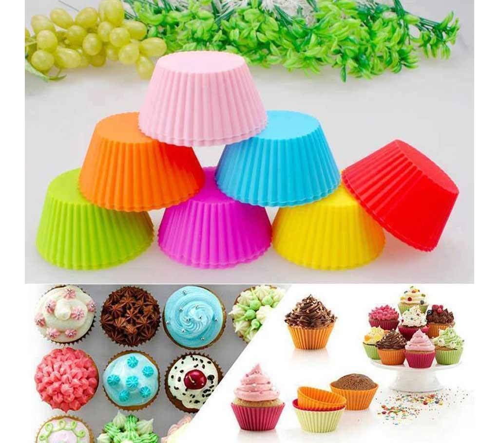 Silicon cake mold set-6 pc  