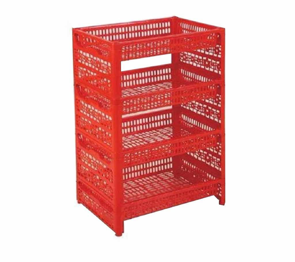 4 Step Crown Rack Red