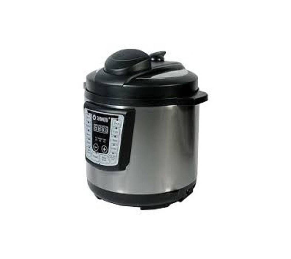 Pressure Cooker - YD-600 - 6L - Black and Silver