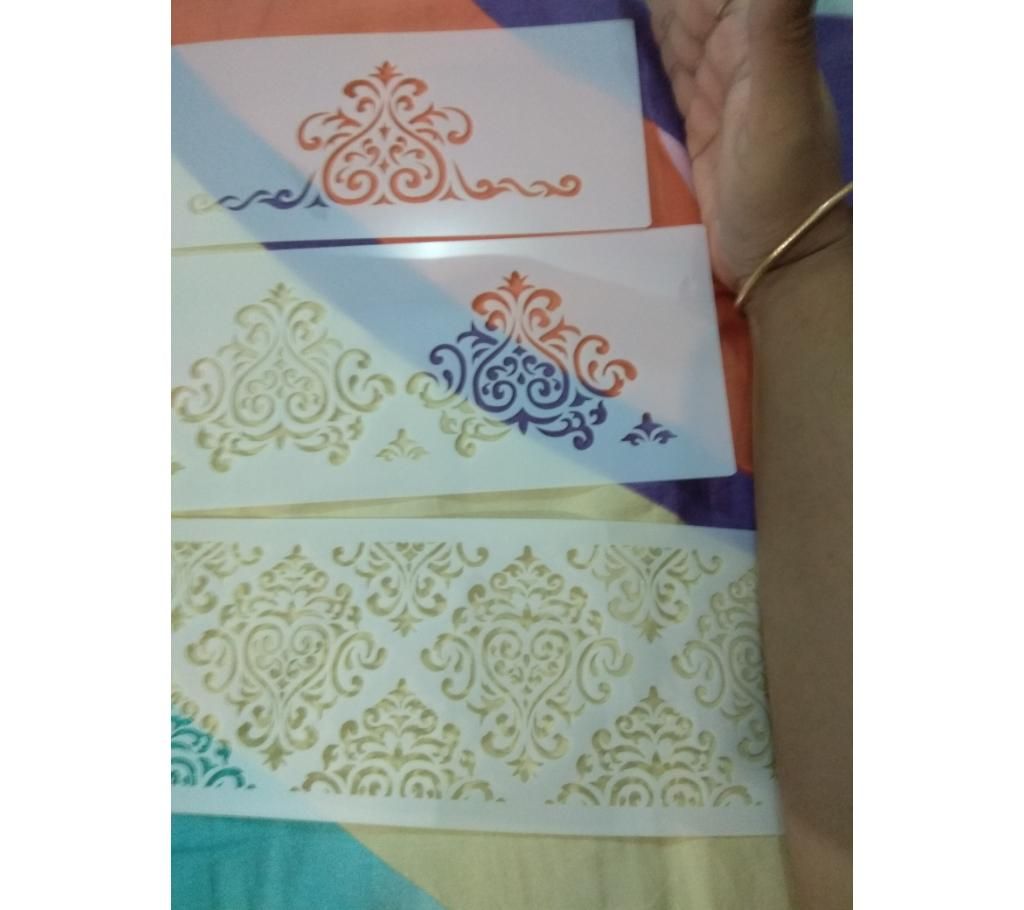cake decorating stencil