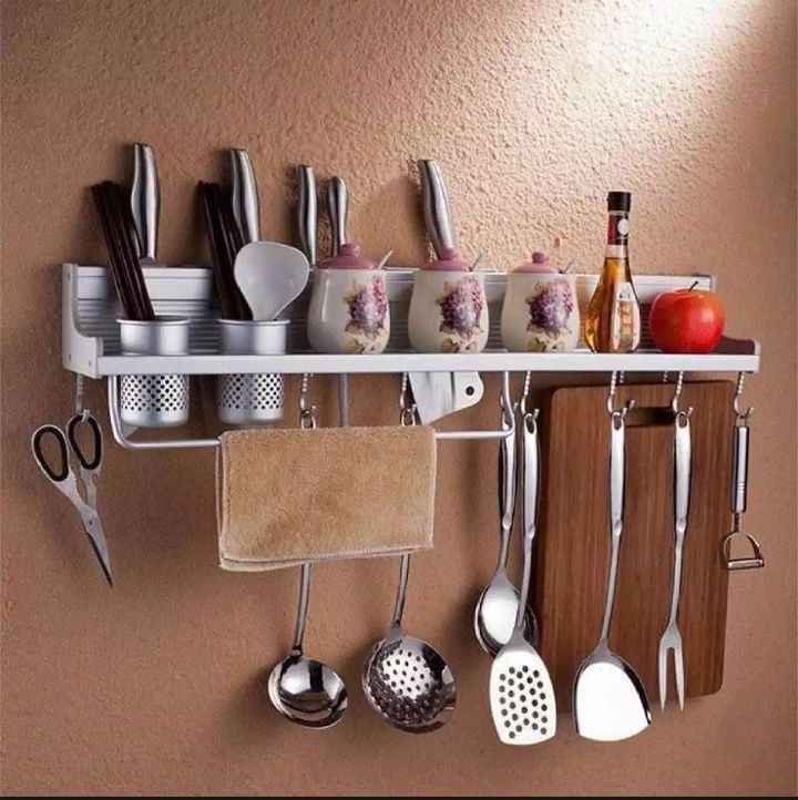 Aluminum Kitchen Rack of Wall Shelf