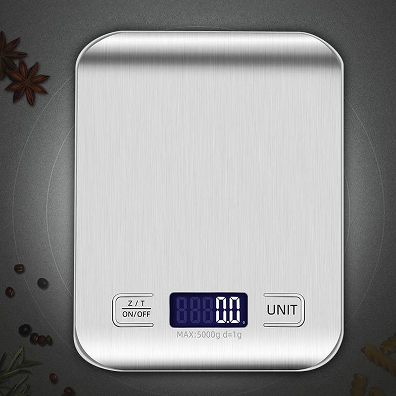 Multifunction Food Kitchen Scale Stainless Steel platform Digital Grams Ounces